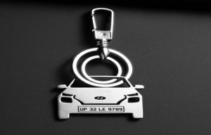 car number plate keychain